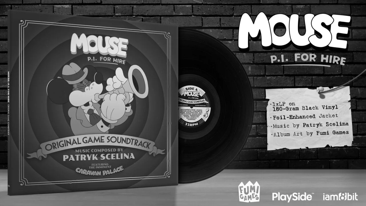 MOUSE: P.I. For Hire’s soundtrack gets an audiophile quality vinyl release