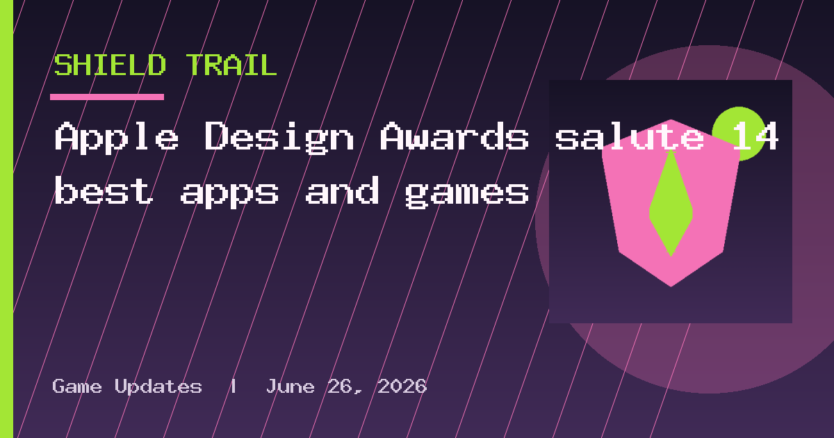 Apple Design Awards salute 14 best apps and games