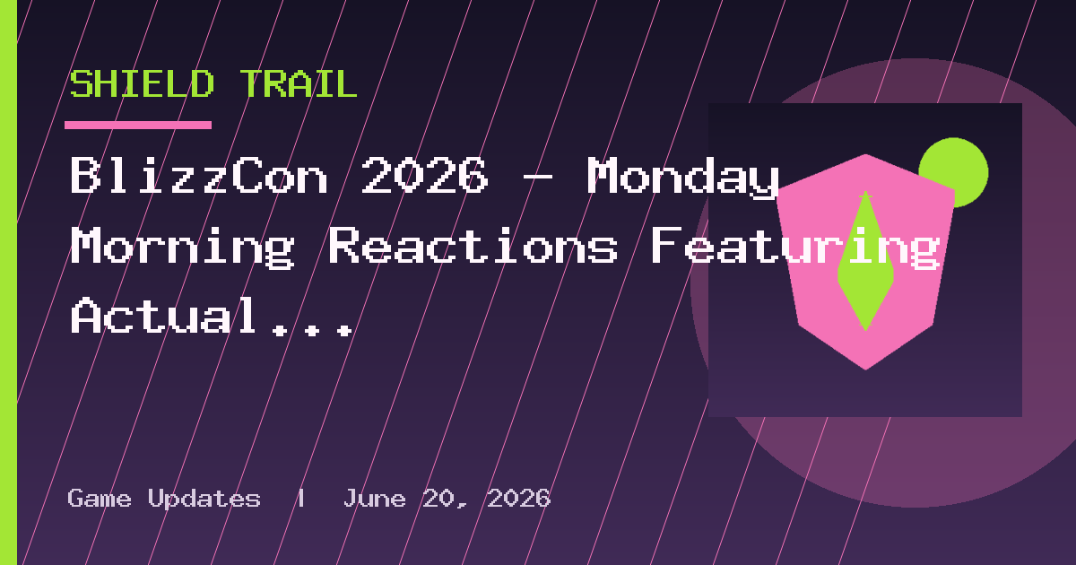 BlizzCon 2026 – Monday Morning Reactions Featuring Actual WoW Classic Plus