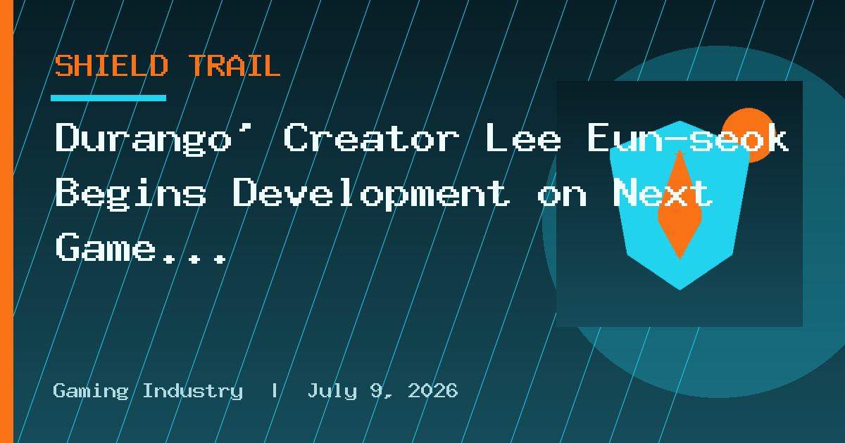 Durango' Creator Lee Eun-seok Begins Development on Next Game at KRAFTON's