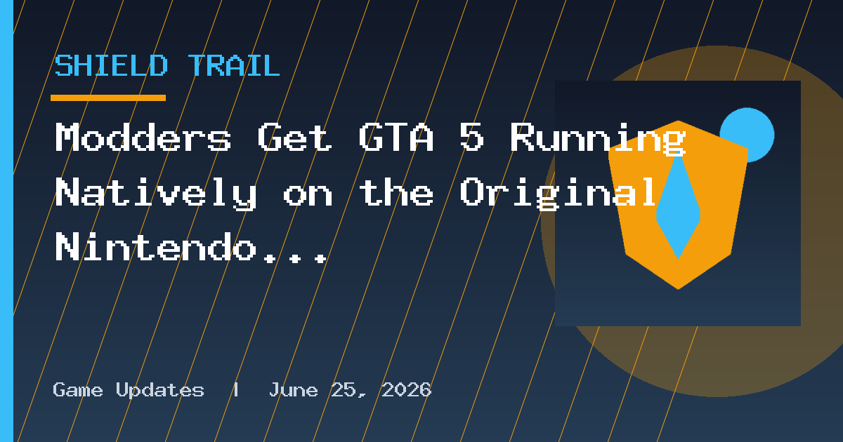 Modders Get GTA 5 Running Natively on the Original Nintendo Switch