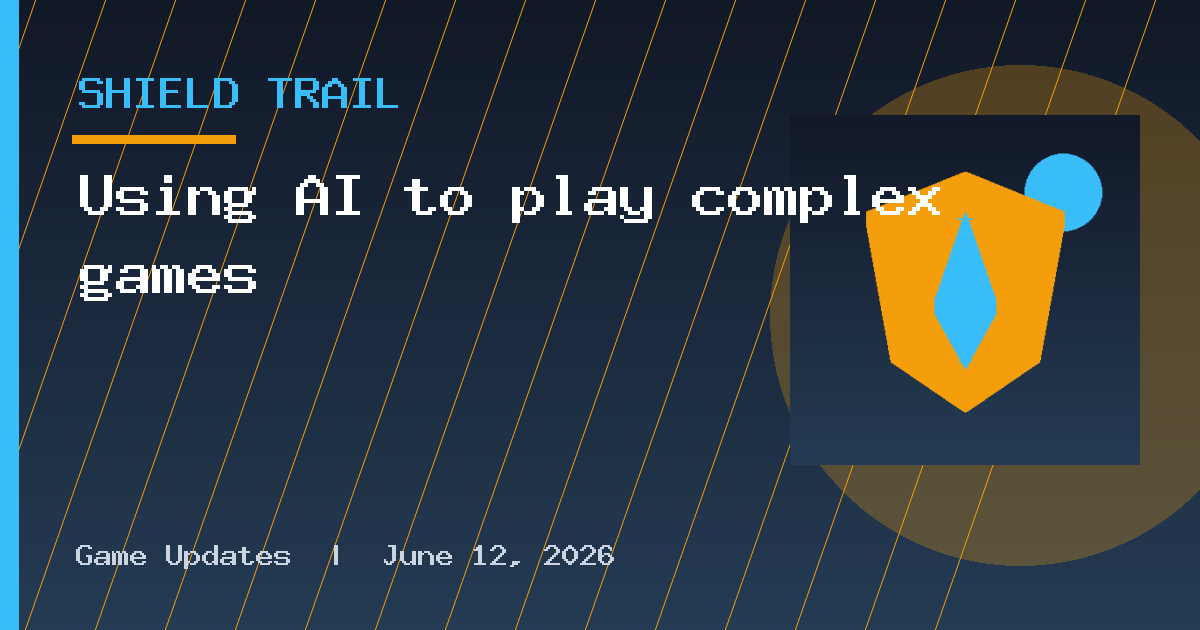 Using AI to play complex games